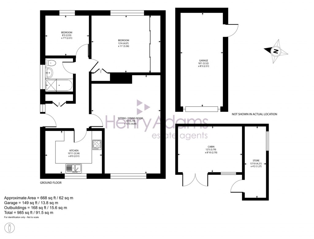Floorplans For Cunningham Gardens, Felpham, PO22