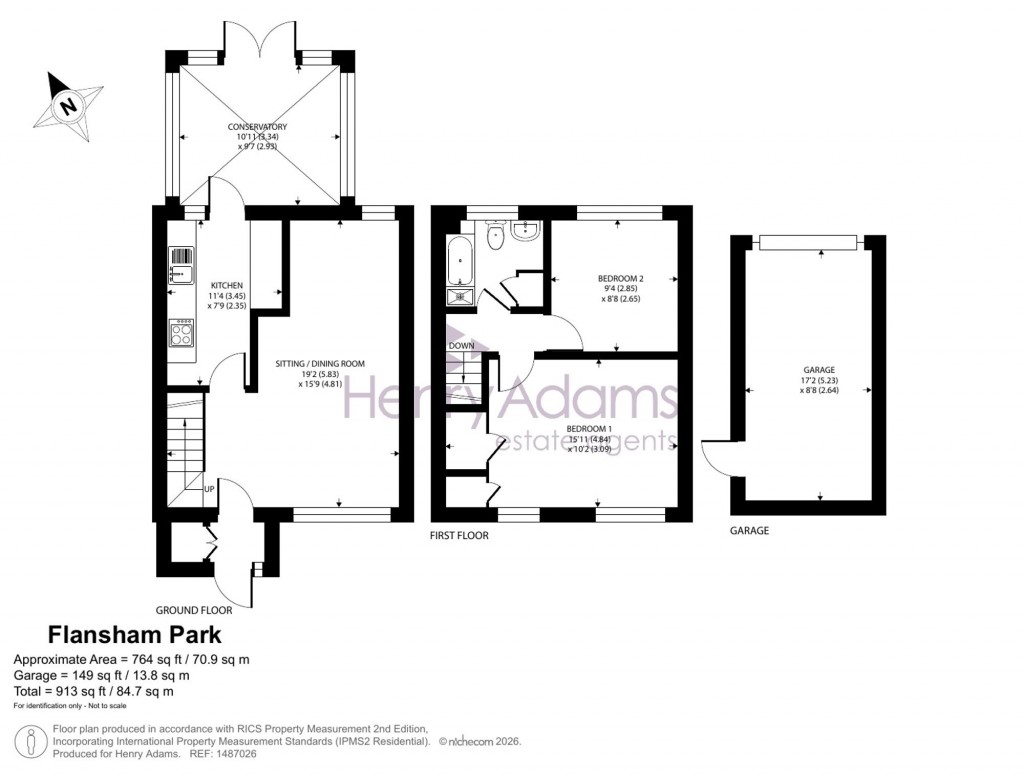 Floorplans For Flansham Park, Felpham, PO22