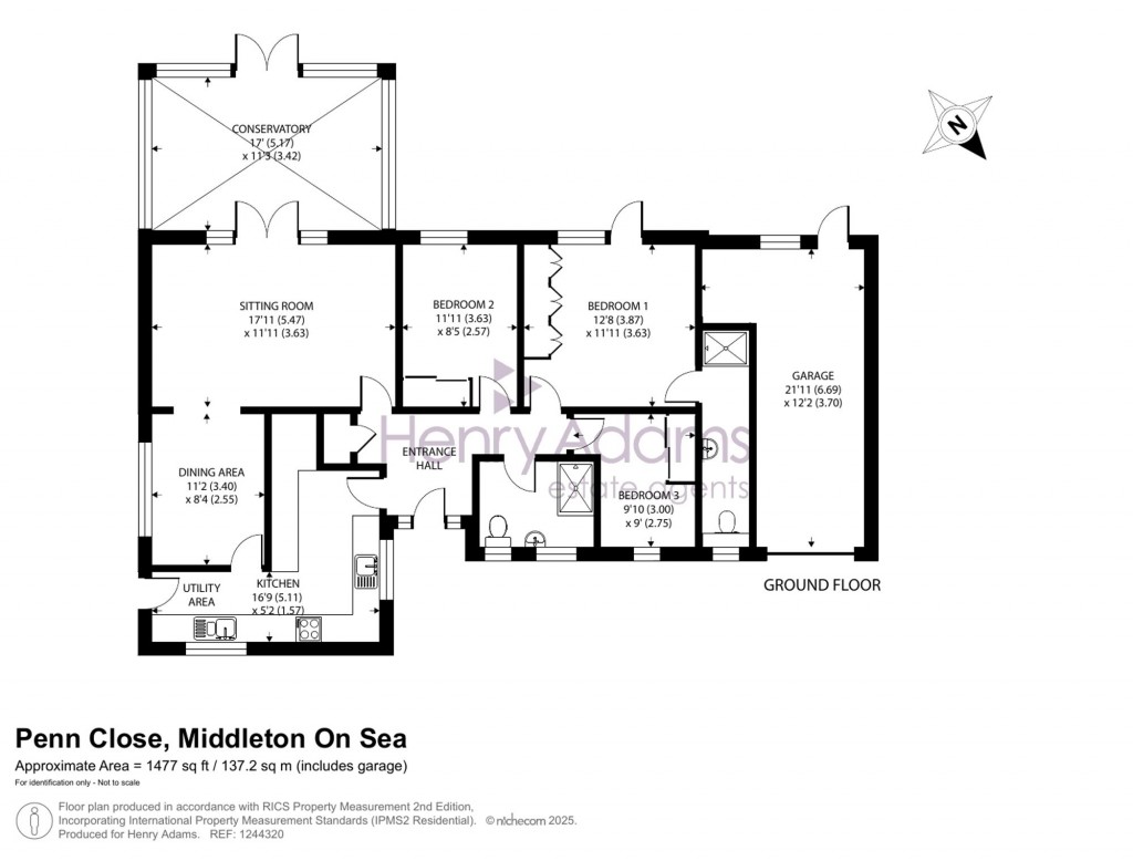 Floorplans For Penn Close, Middleton-On-Sea, PO22