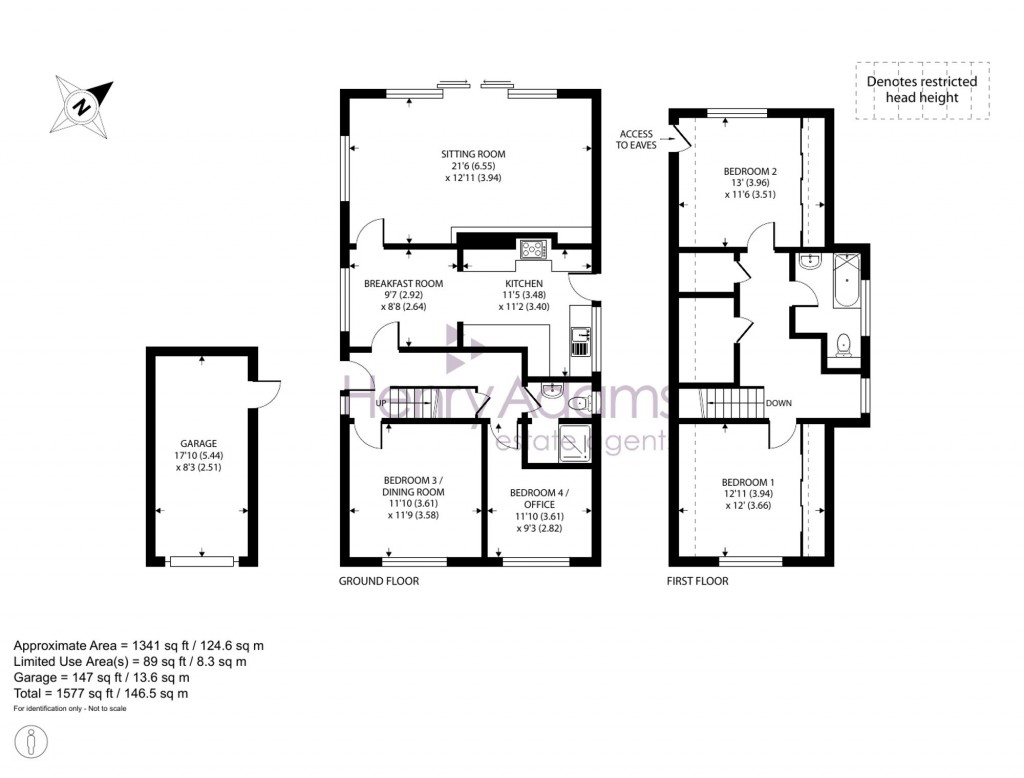 Floorplans For Southdean Drive, Middleton-On-Sea, PO22