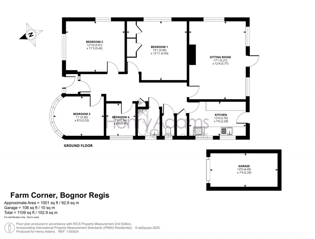 Floorplans For Farm Corner, Middleton-On-Sea, PO22