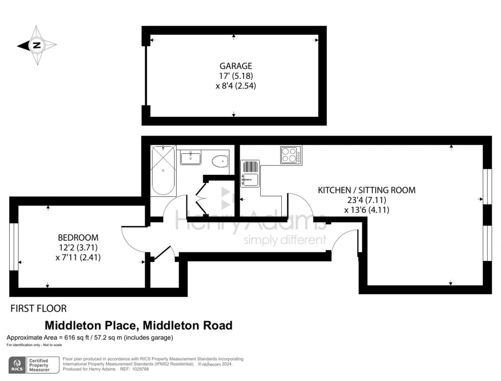 Floorplans For Middleton Road, Middleton Place Middleton Road, PO22