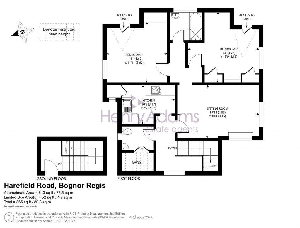 Floorplans For Harefield Road, Bognor Regis, PO22