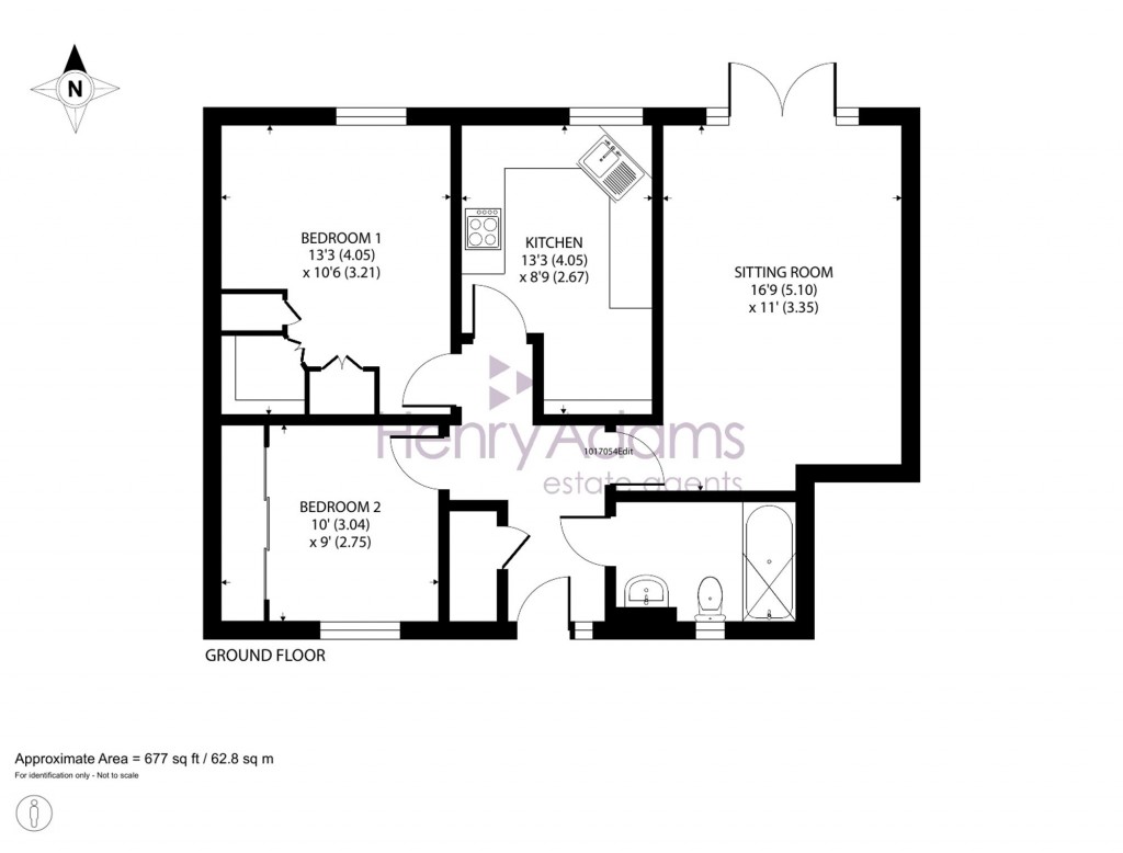 Floorplans For Lavant Road, Bernardsgate, PO19