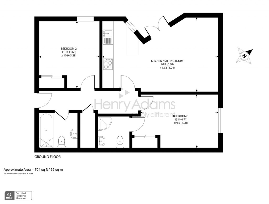 Floorplans For Church Road, Portfield Place Church Road, PO19