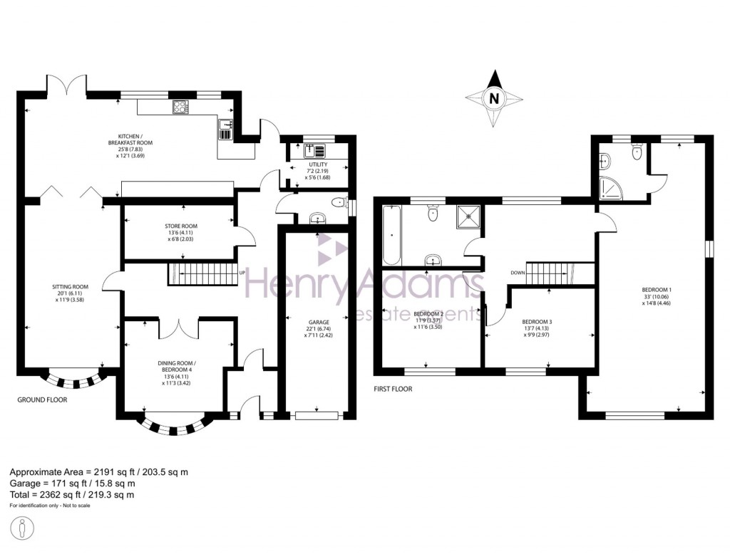 Floorplans For Beech Avenue, Chichester, PO19