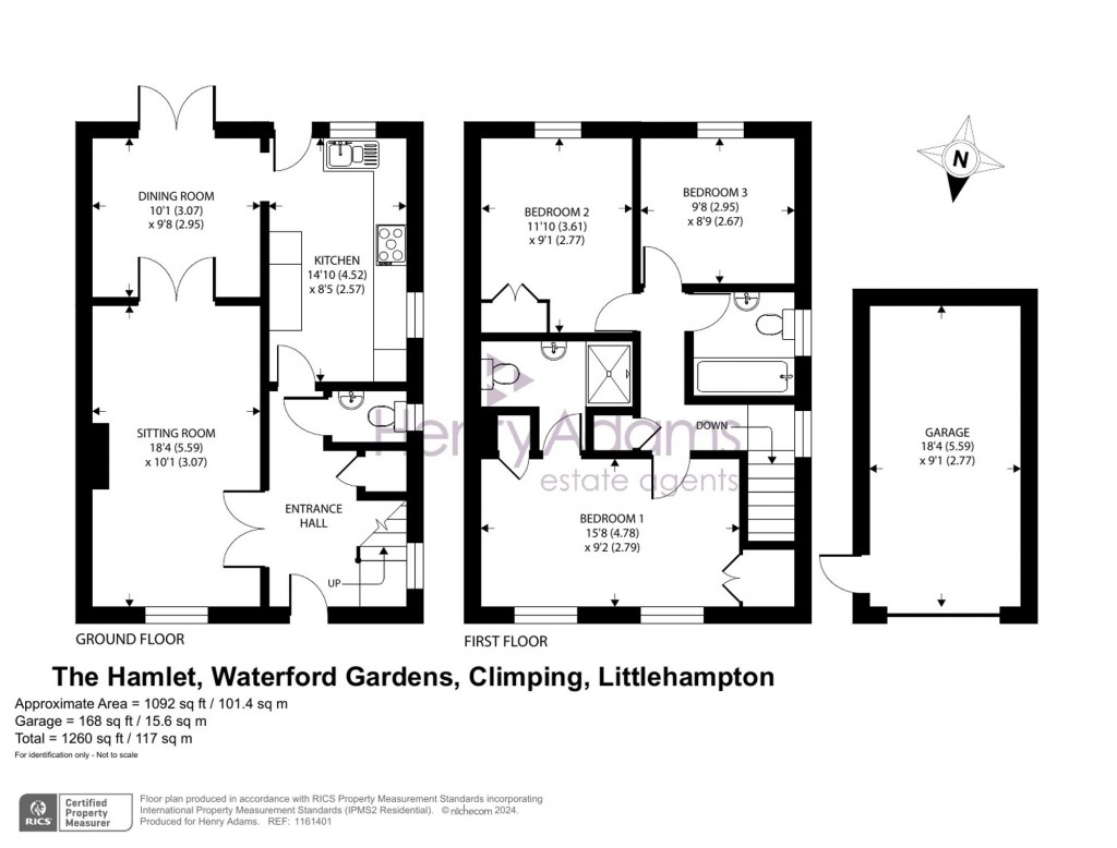 Floorplans For Waterford Gardens, Climping, BN17