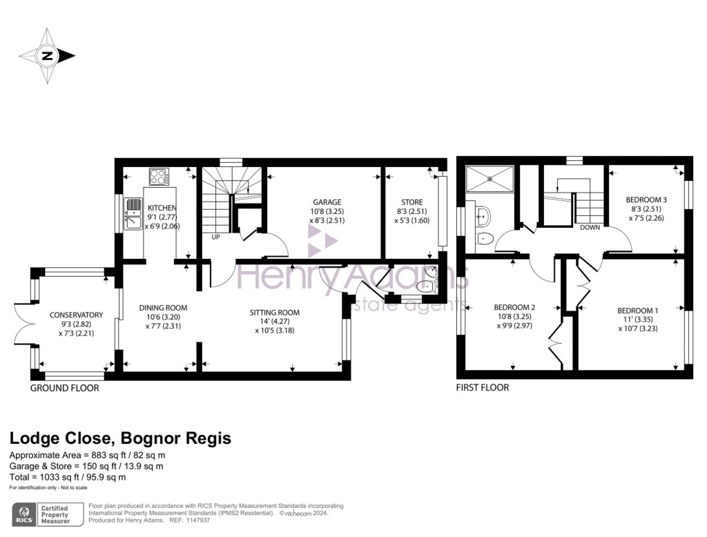 Floorplans For Lodge Close, Middleton-On-Sea, PO22