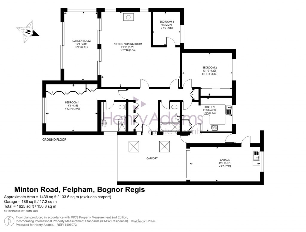 Floorplans For Minton Road, Felpham, PO22