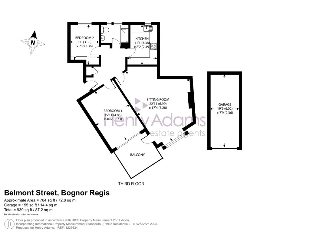 Floorplans For Belmont Street, Mountbatten Court Belmont Street, PO21