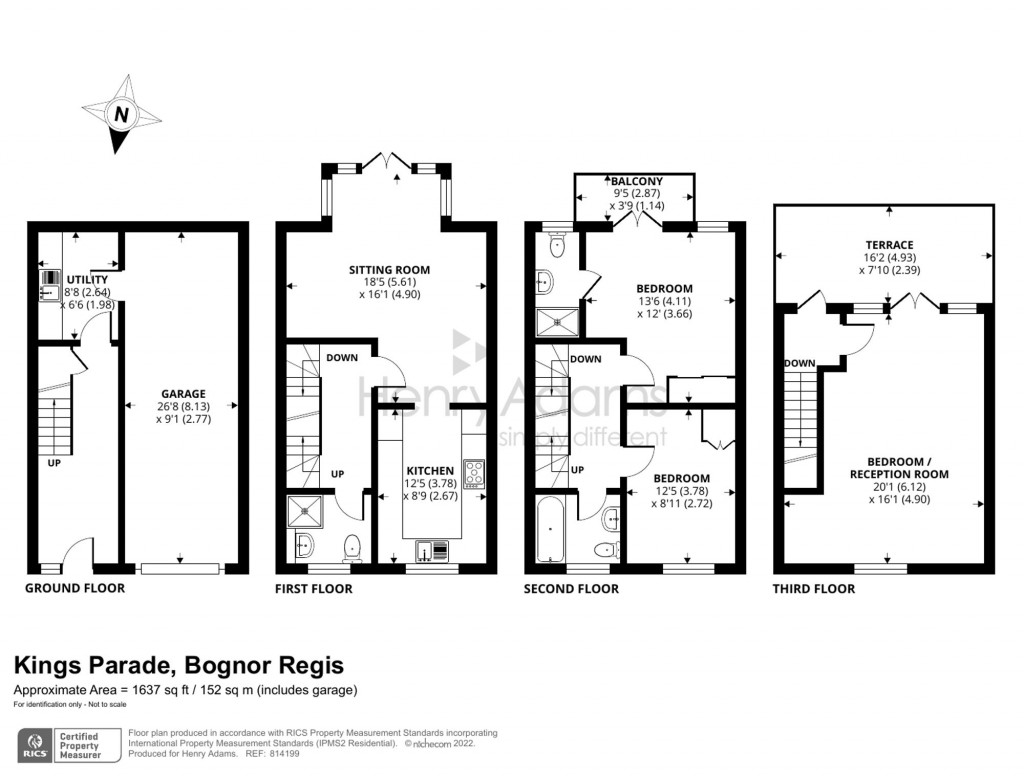 Floorplans For Kings Parade, Bognor Regis, PO21