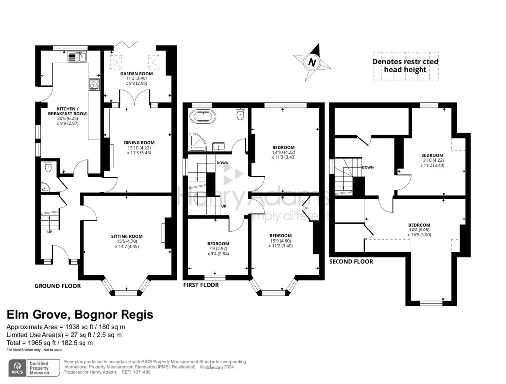 Floorplans For Elm Grove, Bognor Regis, PO21