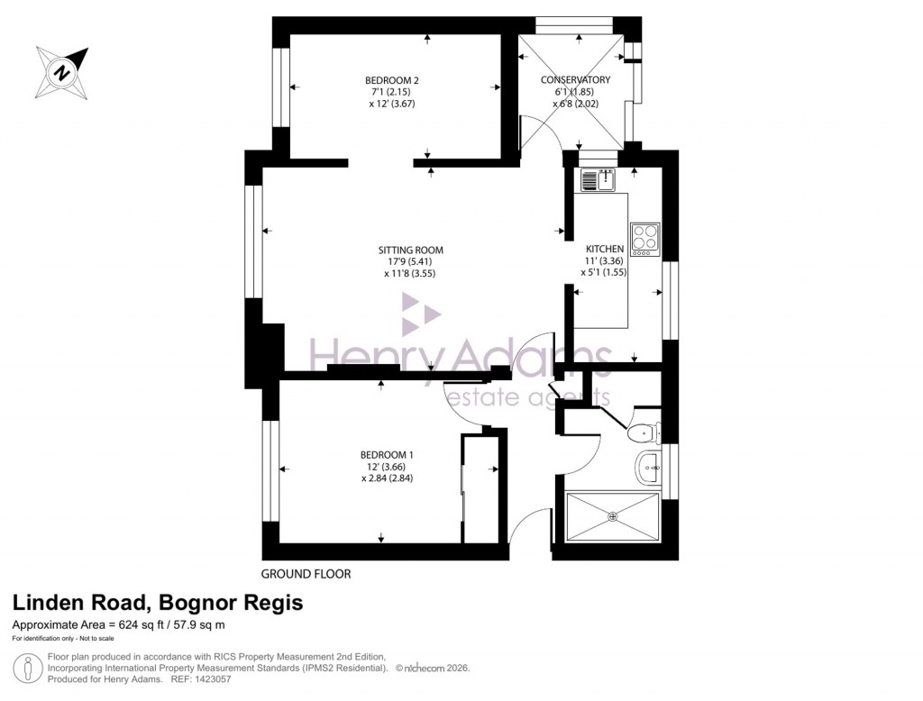 Floorplans For Linden Road, Saffron Court, PO21