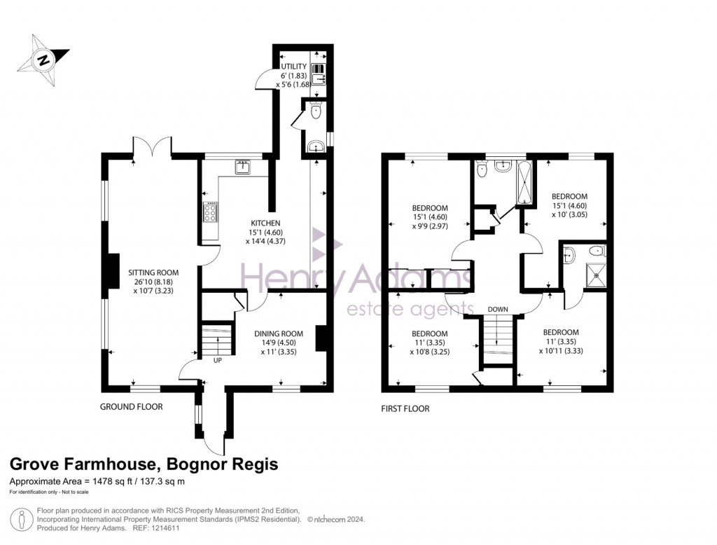 Floorplans For Lidsey Road, Bognor Regis, PO22