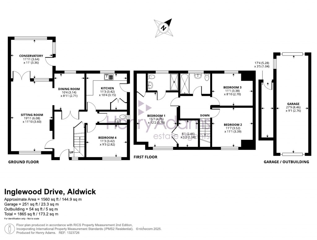Floorplans For Inglewood Drive, Aldwick, PO21