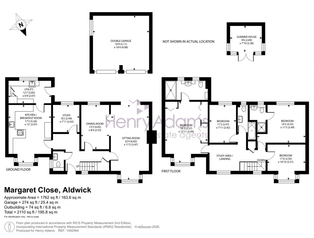 Floorplans For Margaret Close, Aldwick, PO21