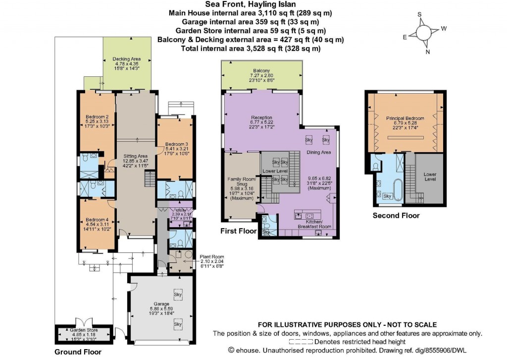 Floorplans For Sea Front, Hayling Island, PO11