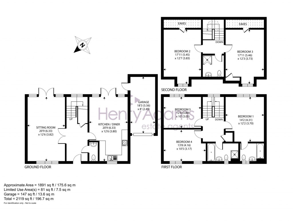 Floorplans For Oddstones, Codmore Hill, RH20