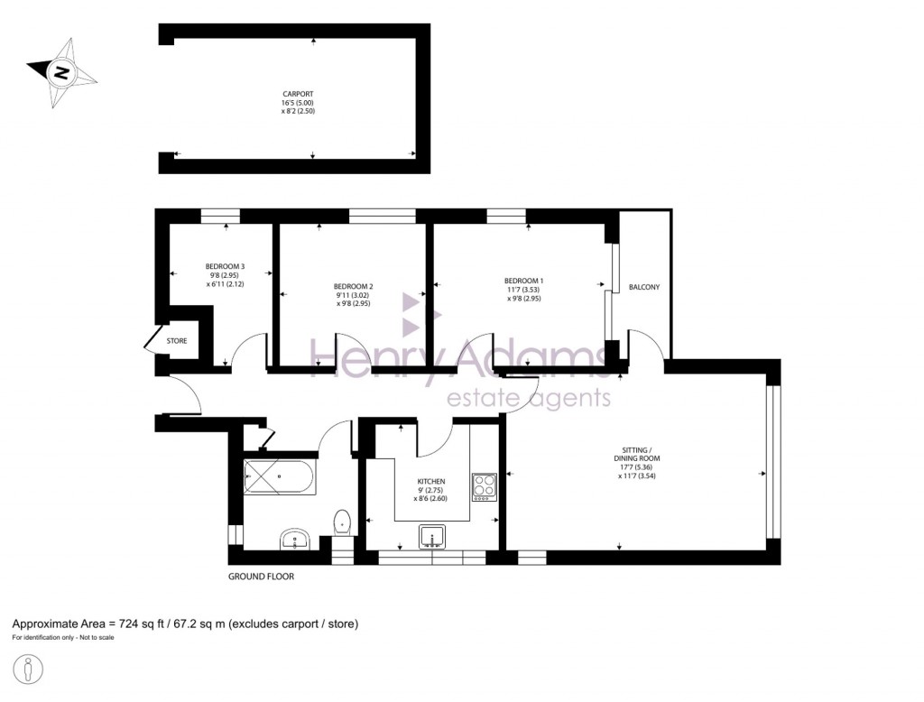 Floorplans For Station Road, Pulborough, RH20