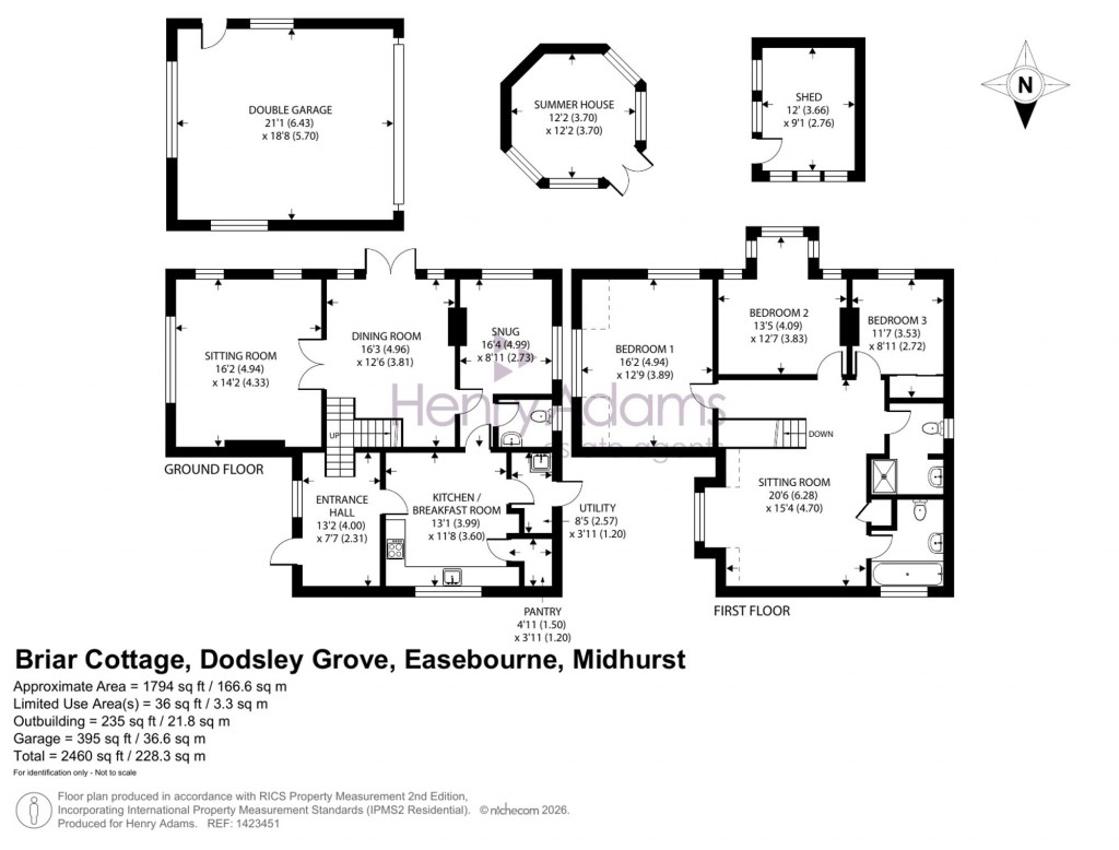 Floorplans For Dodsley Grove, Easebourne, GU29