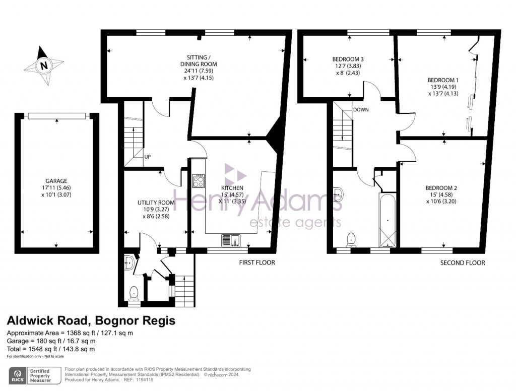 Floorplans For Aldwick Road, Bognor Regis, PO21