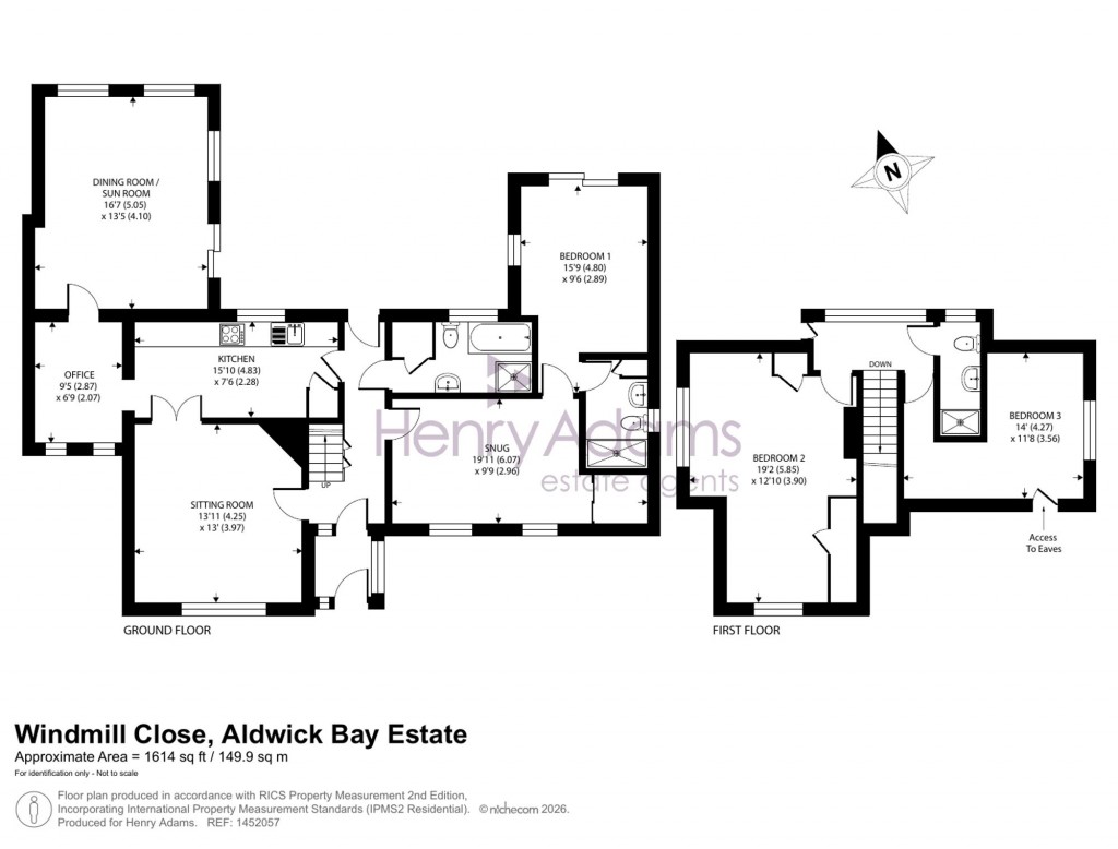 Floorplans For Windmill Close, Aldwick Bay Estate, PO21