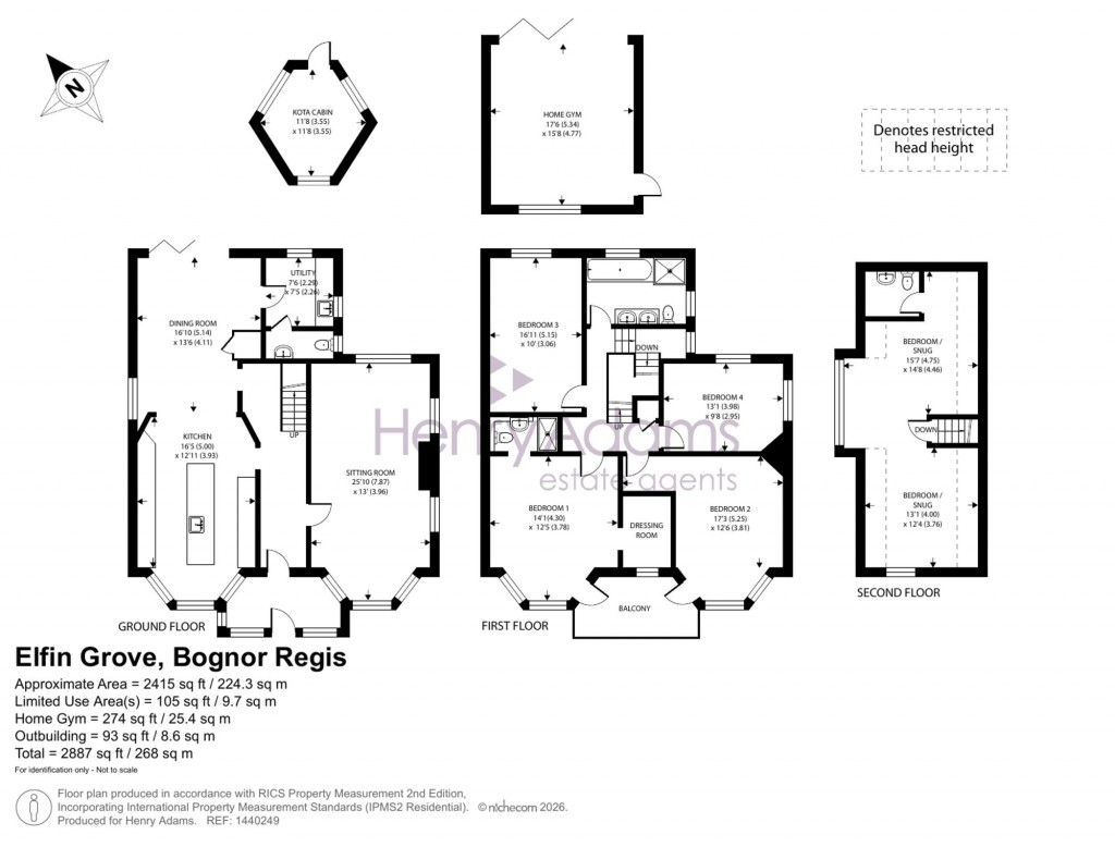 Floorplans For Elfin Grove, Bognor Regis, PO21