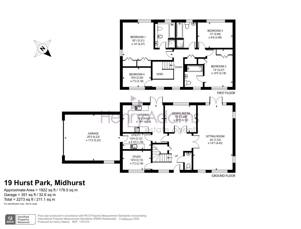 Floorplans For Hurst Park, Midhurst, GU29