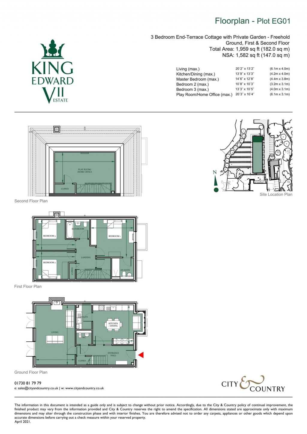 Floorplans For Kings Drive, Midhurst, GU29