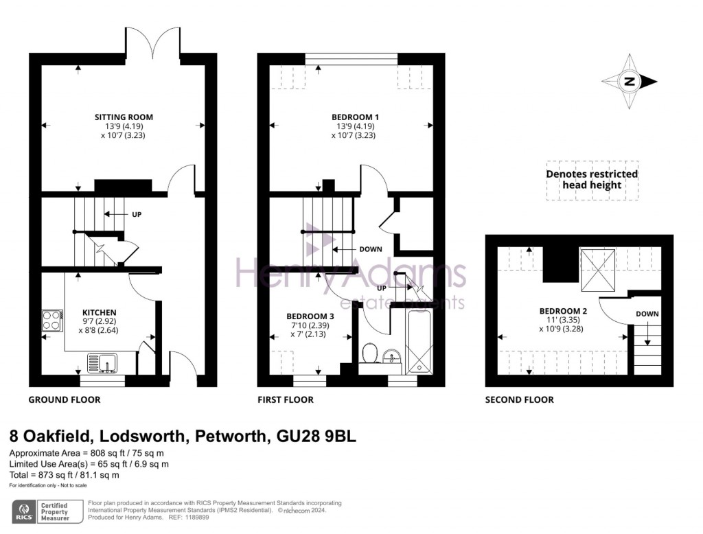Floorplans For Oakfield, Lodsworth, GU28