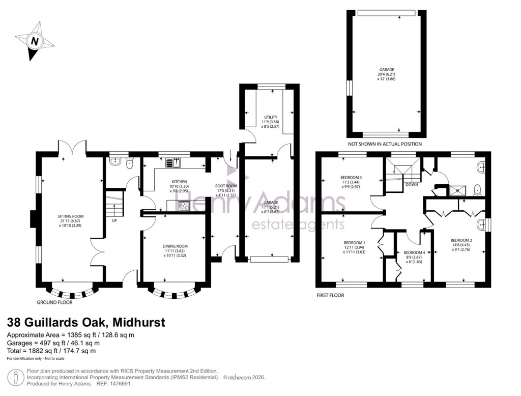 Floorplans For Guillards Oak, Midhurst, GU29