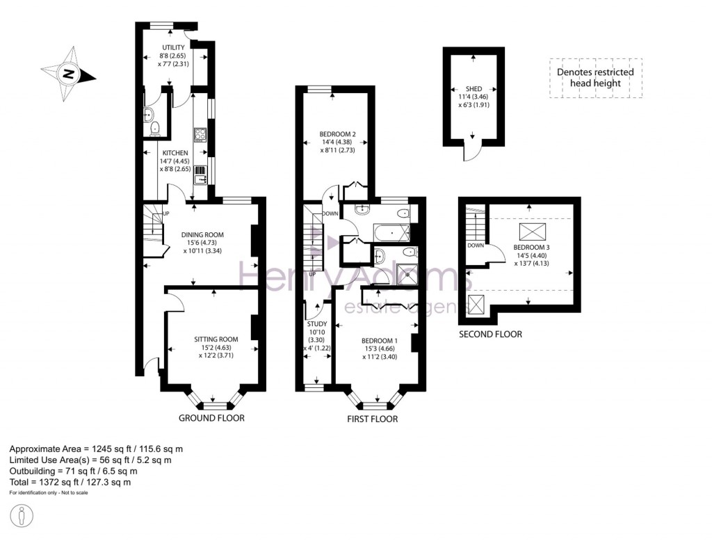Floorplans For Ashfield Road, Midhurst, GU29