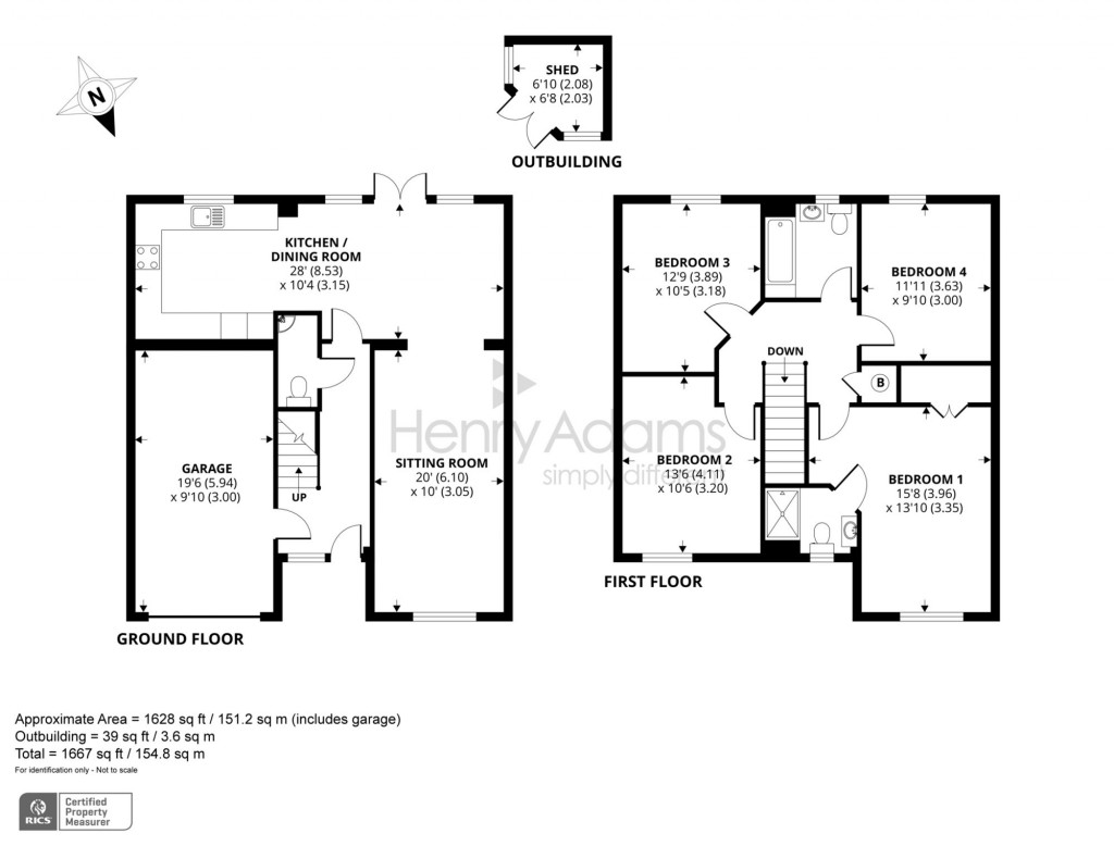 Floorplans For Fellows Gardens, Yapton, BN18