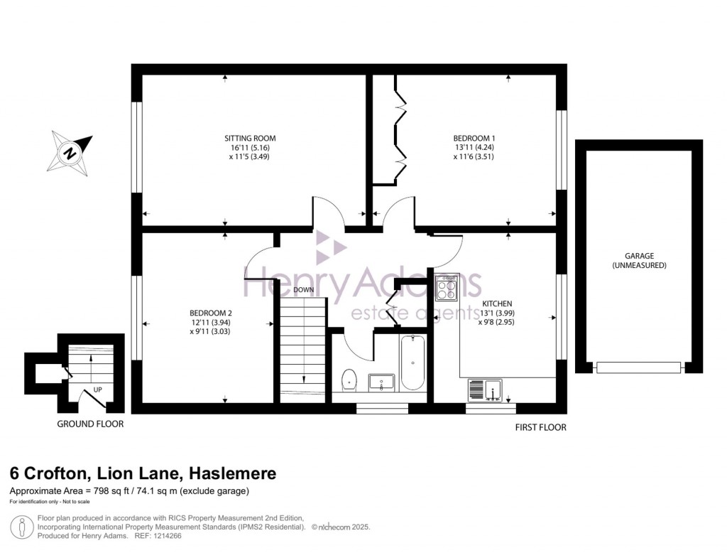 Floorplans For Lion Lane, Haslemere, GU27