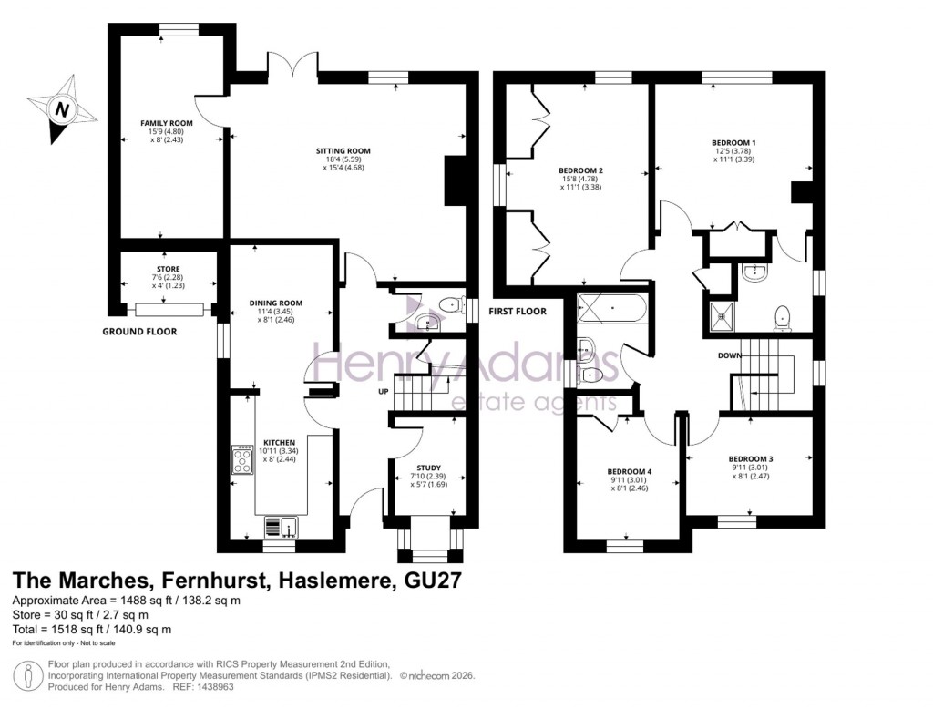 Floorplans For The Marches, Fernhurst, GU27