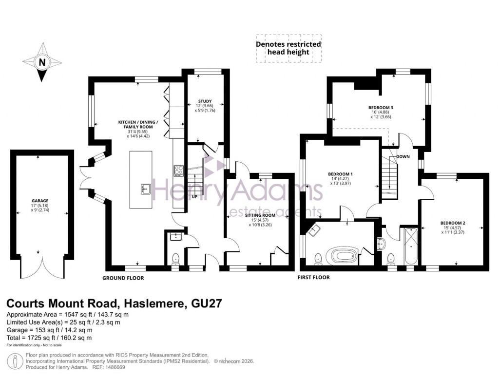 Floorplans For Courts Mount Road, Haslemere, GU27