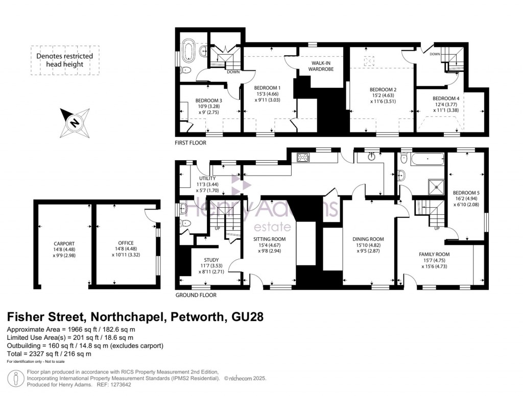 Floorplans For Fisher Street, Northchapel, GU28