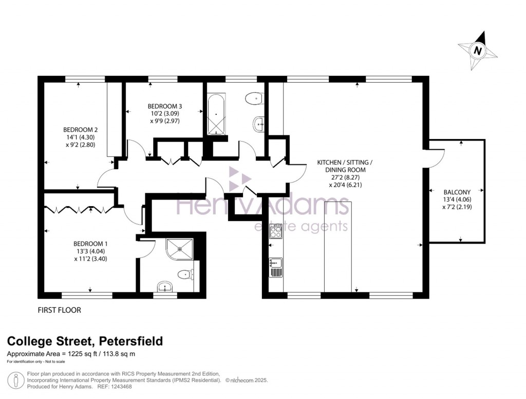 Floorplans For College Street, Petersfield, GU31
