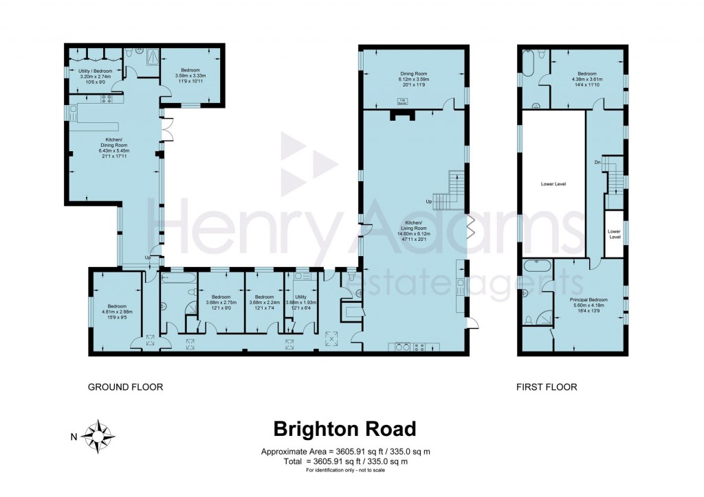 Floorplans For Brighton Road, Shermanbury, RH13