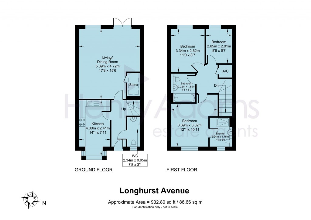 Floorplans For Longhurst Avenue, Horsham, RH12