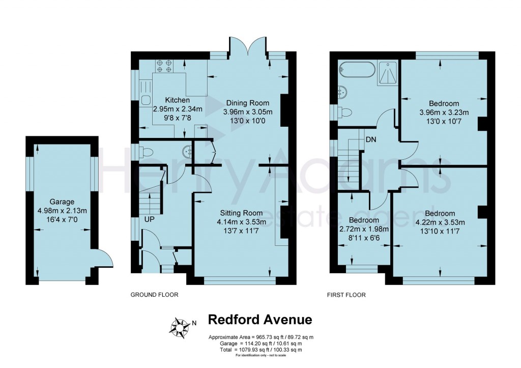 Floorplans For Redford Avenue, Horsham, RH12