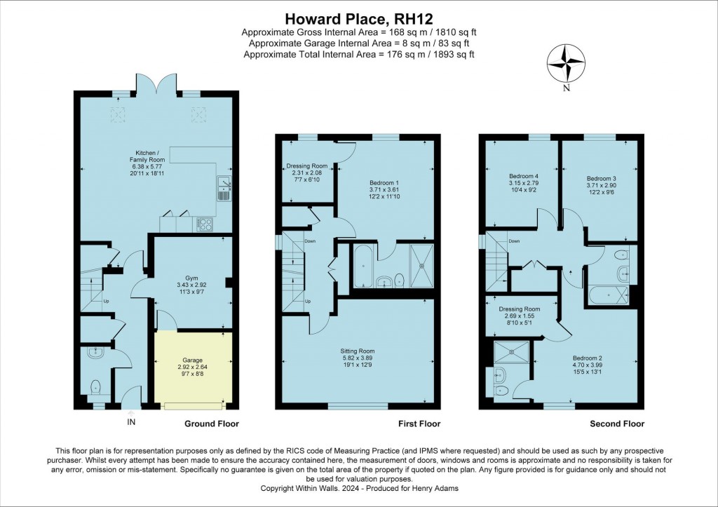 Floorplans For Howard Place, Horsham, RH12