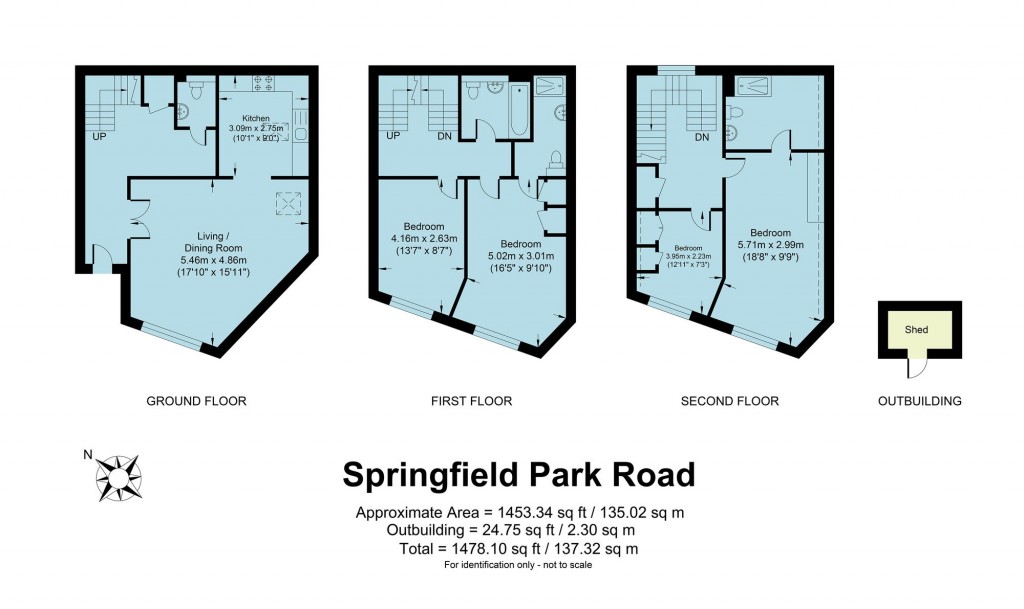 Floorplans For Springfield Park Road, Horsham, RH12