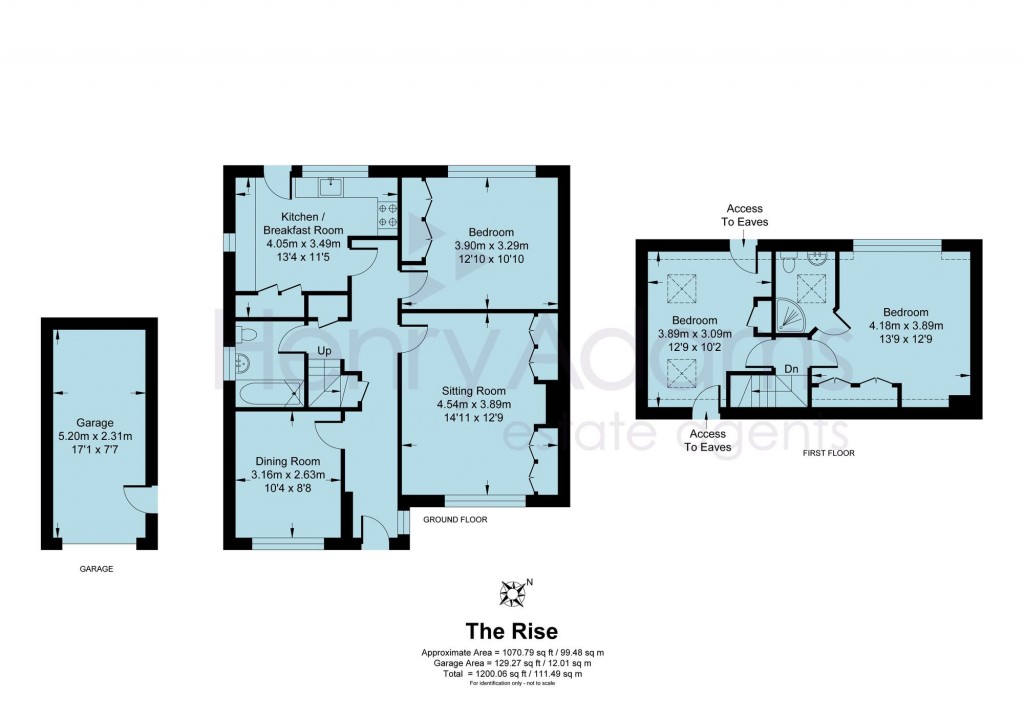 Floorplans For The Rise, Partridge Green, RH13