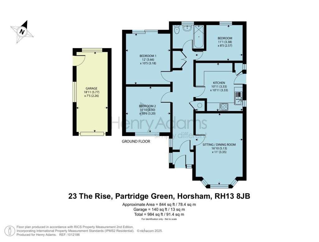 Floorplans For The Rise, Partridge Green, RH13
