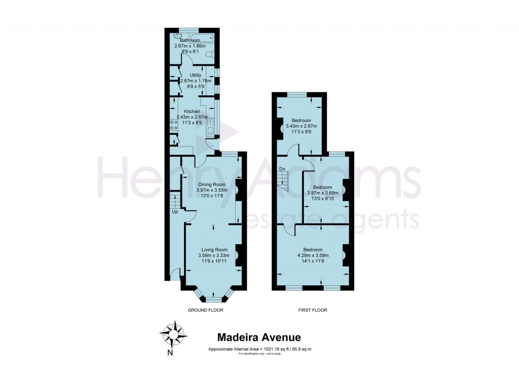 Floorplans For Madeira Avenue, Horsham, RH12