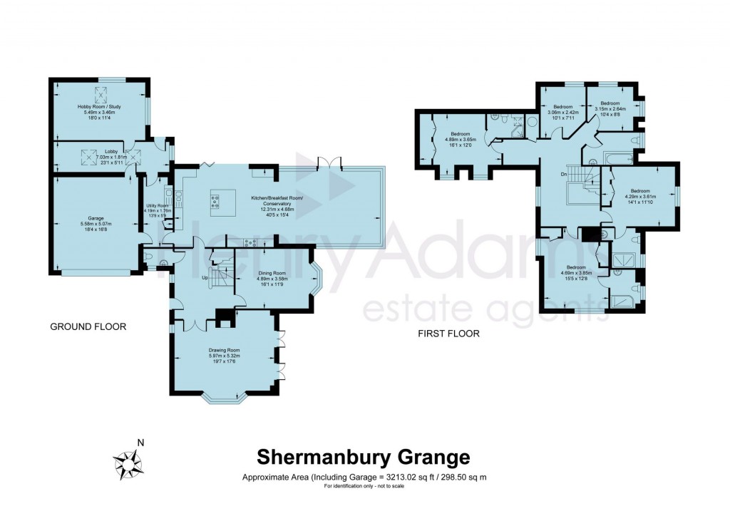 Floorplans For Brighton Road, Shermanbury, RH13