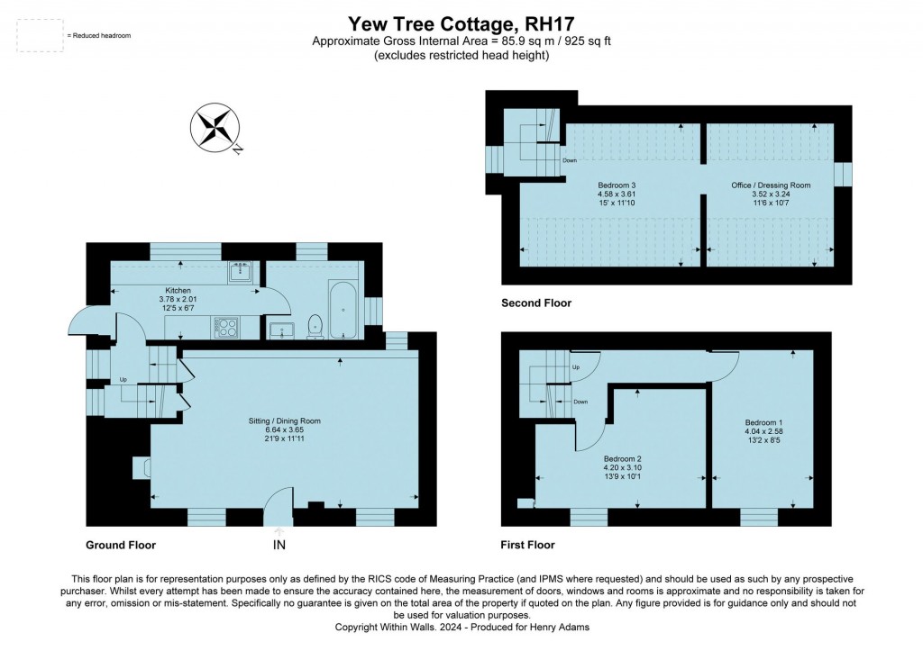 Floorplans For Haywards Heath Road, Balcombe, RH17