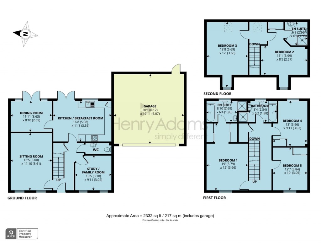 Floorplans For Buttinghill Drive, Cuckfield, RH17