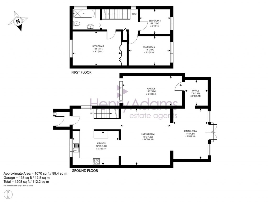 Floorplans For Littlefield Close, Selsey, PO20